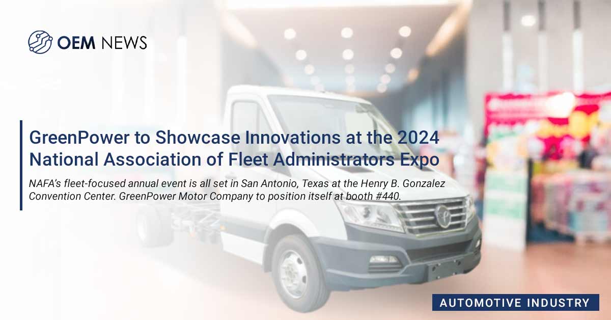GreenPower to Showcase at National Association of Fleet Administrators ...